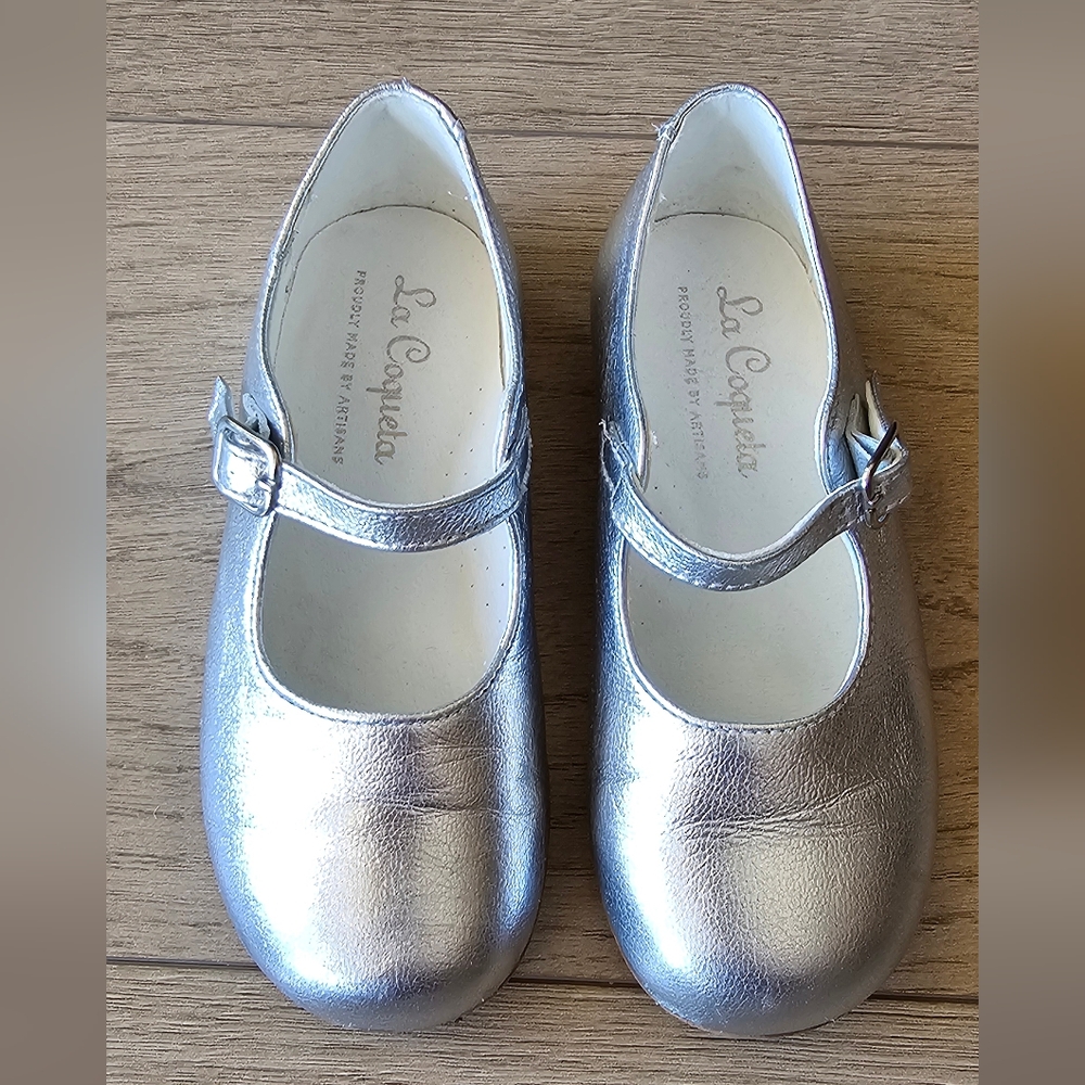 Silver Kids Shoes